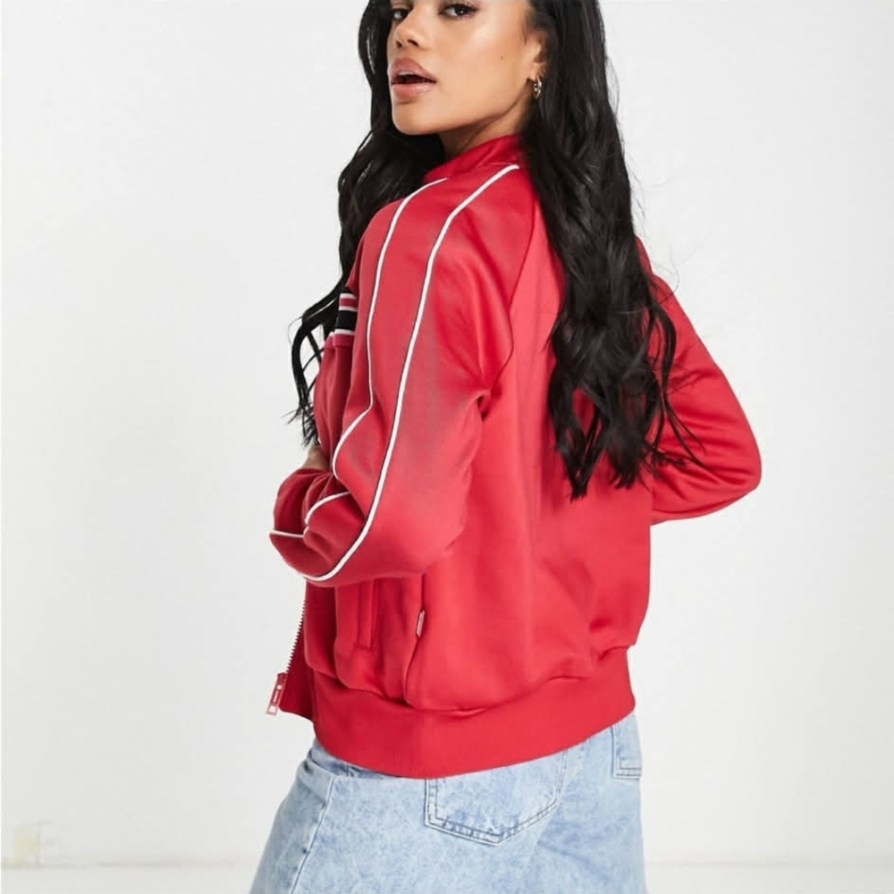 Guess Women's Red Track Jacket - Picture 3 of 9